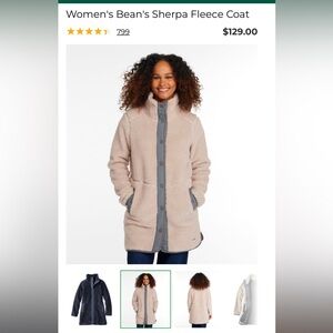 Never worn  Beige Sherpa Coat